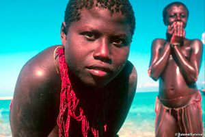 The primitive tribes of the Andaman Islands in India