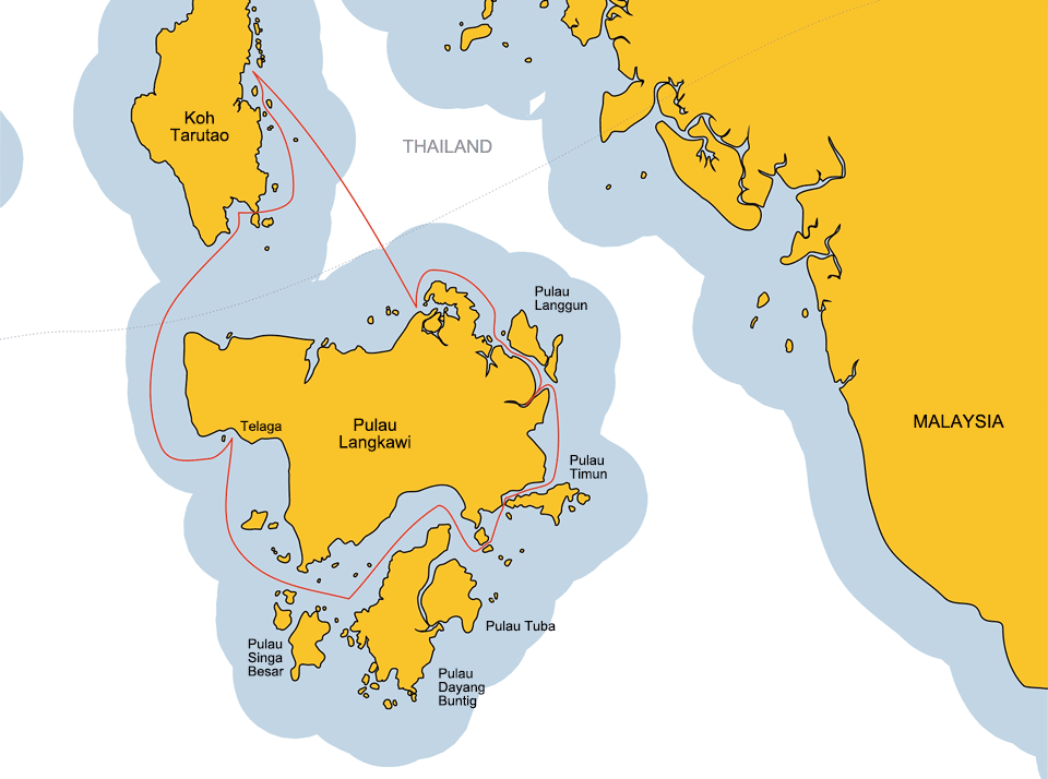 Langkawi-Koh Tarutao cruise
